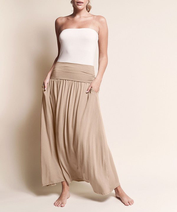 BAMBOO YOGA MAXI SKIRT