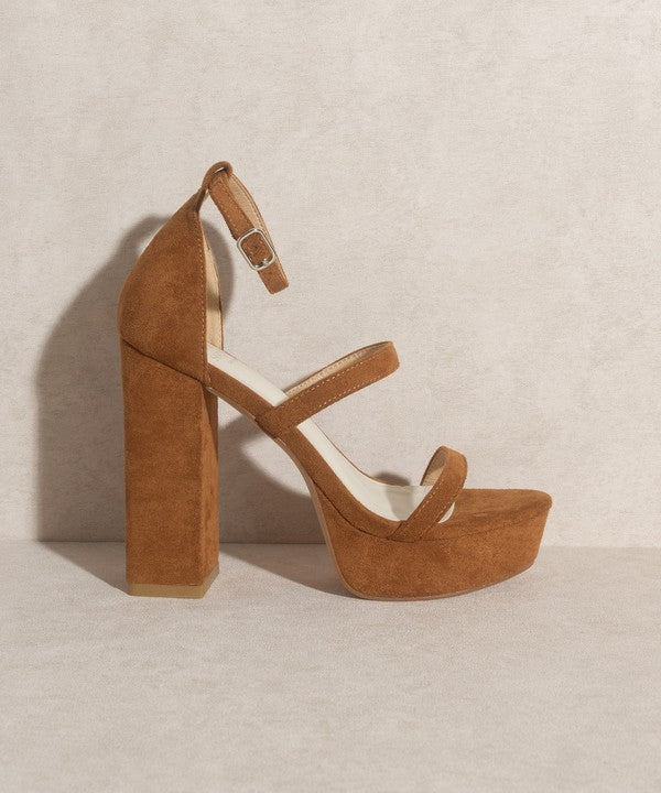 OASIS SOCIETY Raelynn - Suede Platform Heels