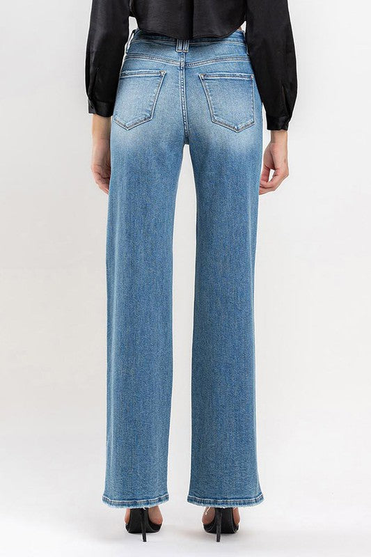 High Rise Wide Leg Jeans