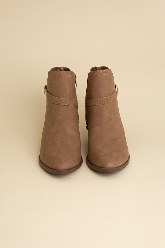 Nadine Ankle Buckle Boots