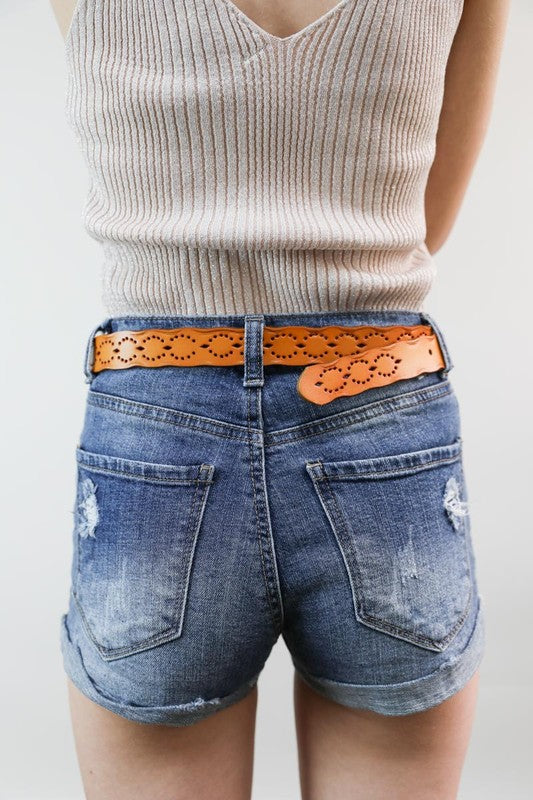 Bohemian Punched Out Belt