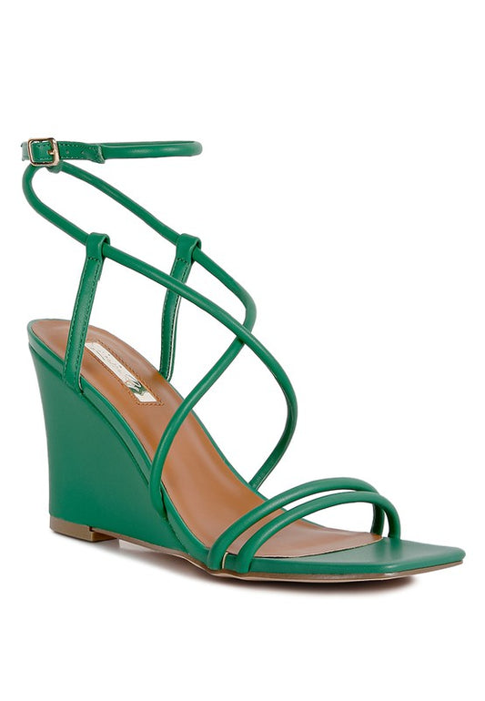 Gram Hunt Ankle Strap Wedge Sandals